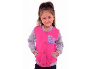 Толстовка подростковая 12-10б Бомбер (малина) от компании Новое Кимоно, г. Иваново