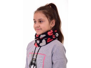 Снуд подростковый 14-002г (сердечки) от компании Новое Кимоно, г. Иваново