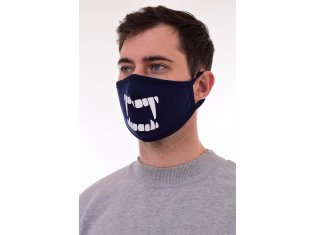 Повязка 14-03 (тёмно-синий) Клыки от компании Новое Кимоно, г. Иваново