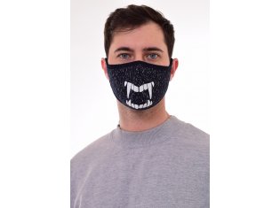 Повязка 14-03а (тёмно-синий+берёзка) Клыки от компании Новое Кимоно, г. Иваново