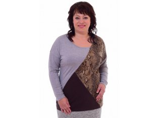 *Джемпер женский Ф-3-08а (шоколад) от компании Фореска 37, г. Иваново