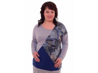 *Джемпер женский Ф-3-08г (индиго) от компании Фореска 37, г. Иваново