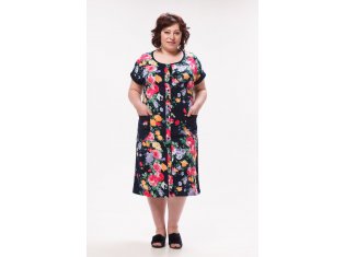 Халат женский 3-113м (розы) от компании Новое Кимоно, г. Иваново