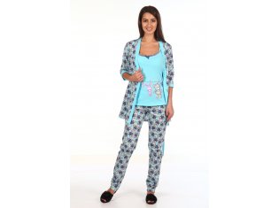 Комплект женский 3-145 (голубой) от компании Новое Кимоно, г. Иваново