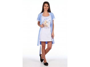 Комплект женский 3-149 (голубой) от компании Новое Кимоно, г. Иваново