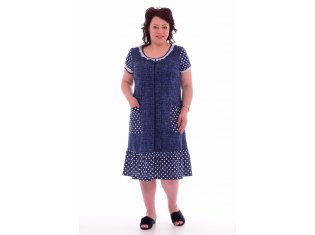 Халат женский 3-158б (горох) от компании Новое Кимоно, г. Иваново