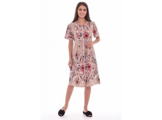 Халат женский 3-174а (коралл) от компании Новое Кимоно, г. Иваново