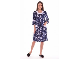 Халат женский 3-175б (цветы) от компании Новое Кимоно, г. Иваново