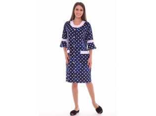 Халат женский 3-175в (горох) от компании Новое Кимоно, г. Иваново
