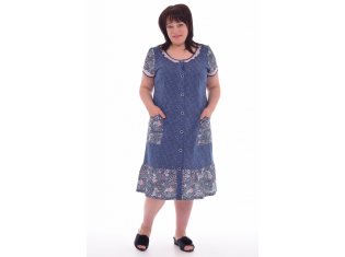 Халат женский 3-176 (огурцы) от компании Новое Кимоно, г. Иваново