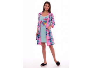 Комплект женский 3-181а (ментол) от компании Новое Кимоно, г. Иваново