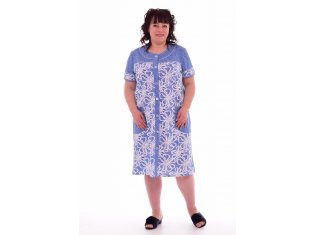 Халат женский 3-185 (голубой) от компании Новое Кимоно, г. Иваново