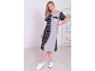 Халат женский 3-212б (серый) от компании Новое Кимоно, г. Иваново