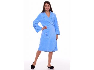 Халат женский 3-215б (голубой) от компании Новое Кимоно, г. Иваново