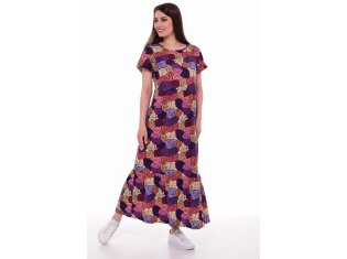 Платье женское 4-082а (фиолетовый) от компании Новое Кимоно, г. Иваново