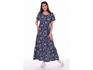 Платье женское 4-082е (индиго) от компании Новое Кимоно, г. Иваново