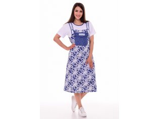 Платье женское 4-089 (джинс) от компании Новое Кимоно, г. Иваново