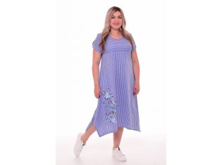 Платье женское 4-095 (мелкая полоска) от компании Новое Кимоно, г. Иваново