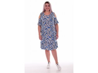 Платье женское 4-097б (голубой) от компании Новое Кимоно, г. Иваново