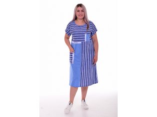 Платье женское 4-098 (голубой) от компании Новое Кимоно, г. Иваново
