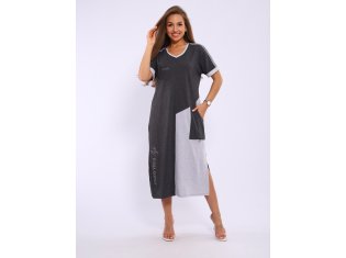 Платье женское 4-099 (антрацит) от компании Новое Кимоно, г. Иваново