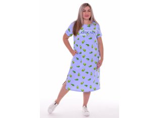 Платье женское 4-103 (индиго), Авокадо от компании Новое Кимоно, г. Иваново