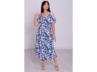 Сарафан женский 4-107 (бело-синий) от компании Новое Кимоно, г. Иваново