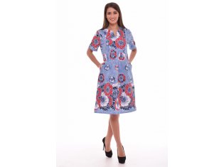 Платье женское 4-47б (красный) от компании Новое Кимоно, г. Иваново