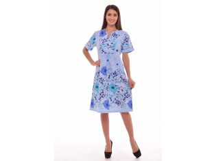 Платье женское 4-47в (голубой) от компании Новое Кимоно, г. Иваново