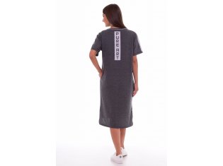 Платье женское 4-61а (антрацит-меланж) от компании Новое Кимоно, г. Иваново
