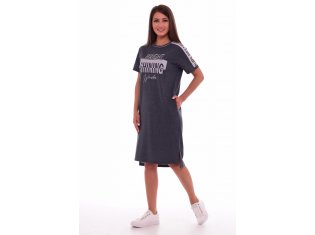 Платье женское 4-61в (тёмно-серый) от компании Новое Кимоно, г. Иваново