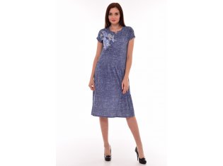 Платье женское 4-69е (джинс) от компании Новое Кимоно, г. Иваново