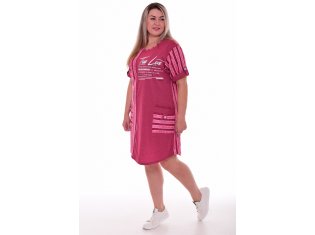 Платье женское 4-71а (розовый) от компании Новое Кимоно, г. Иваново