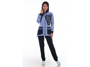 Костюм женский 5-144а (синий) от компании Новое Кимоно, г. Иваново