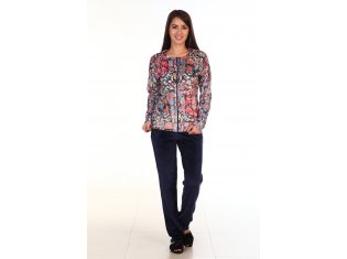 Костюм женский 5-146б (абстракция) от компании Новое Кимоно, г. Иваново