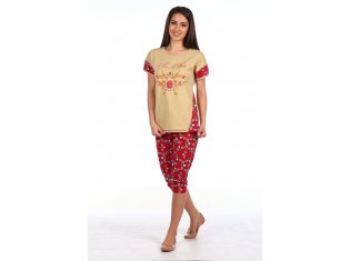 Костюм женский 5-166 (красный) от компании Новое Кимоно, г. Иваново