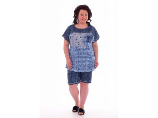 Костюм женский 5-183в (голубой 2) от компании Новое Кимоно, г. Иваново