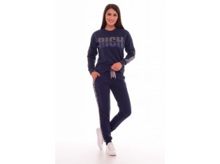 Костюм женский 5-198д (синий) от компании Новое Кимоно, г. Иваново
