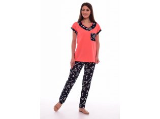 Костюм женский 5-208а (коралл) от компании Новое Кимоно, г. Иваново