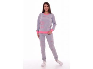 Костюм женский 5-224 (серый+розовый) от компании Новое Кимоно, г. Иваново