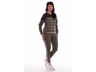 Костюм женский 5-229г (светлый хаки) от компании Новое Кимоно, г. Иваново