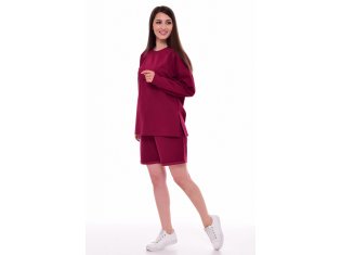 Костюм женский 5-292в (бордо) от компании Новое Кимоно, г. Иваново