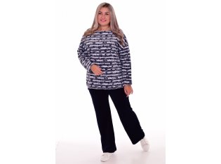 Костюм женский 5-299б (темно-синий) от компании Новое Кимоно, г. Иваново