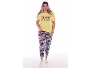 Костюм женский 5-309а (лимон) от компании Новое Кимоно, г. Иваново