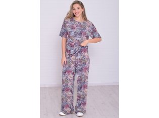 Костюм женский 5-353б (красный) от компании Новое Кимоно, г. Иваново