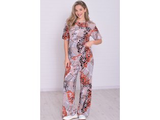 Костюм женский 5-353г (оранжевый) от компании Новое Кимоно, г. Иваново