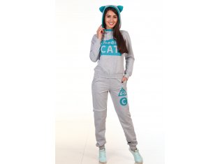 Костюм женский 5-54а (серый с мятой) от компании Новое Кимоно, г. Иваново