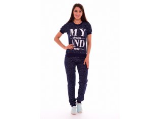 Костюм женский 5-94д Надежда (чернильный синий) от компании Новое Кимоно, г. Иваново