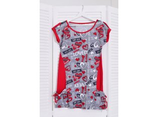 Туника женская 6-03 (красный) от компании Новое Кимоно, г. Иваново