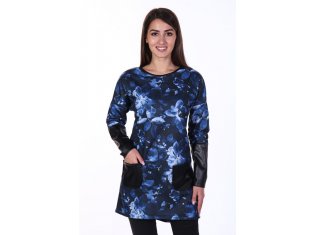 Туника женская 6-106а (синий) от компании Новое Кимоно, г. Иваново